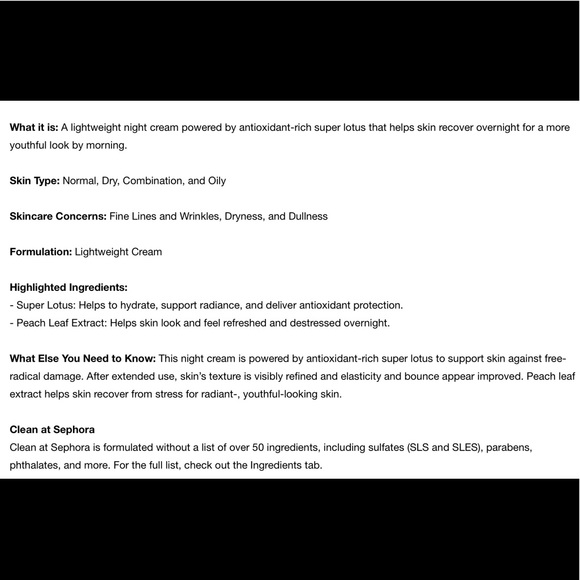 Fresh Lotus Youth Preserve Dream Face Cream - Picture 11 of 11